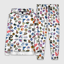 Женский 3D-костюм NHL PATTERN Z, цвет: 3D-белый