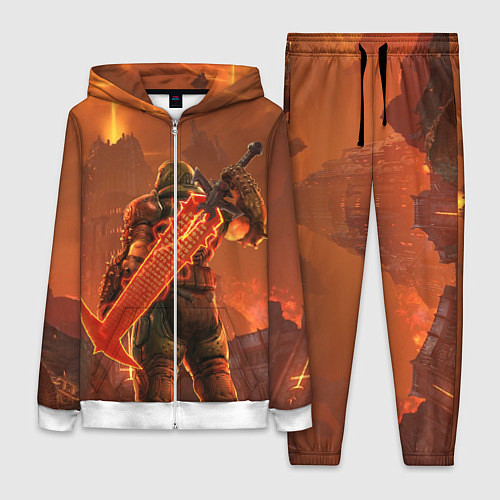 Женский костюм Палач Рока / 3D-Белый – фото 1