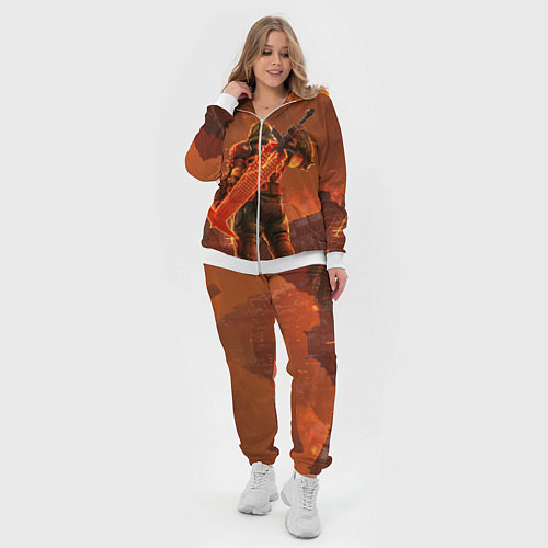 Женский костюм Палач Рока / 3D-Белый – фото 4