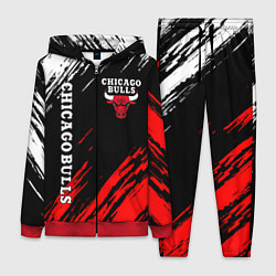 Женский 3D-костюм CHICAGO BULLS, цвет: 3D-красный