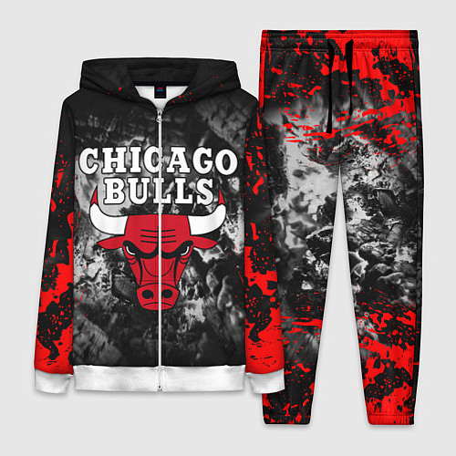 Женский костюм CHICAGO BULLS / 3D-Белый – фото 1