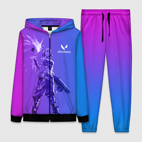 Женский костюм Valorant / 3D-Черный – фото 1