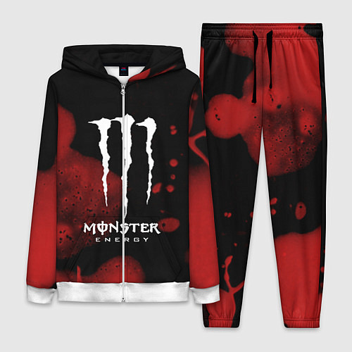 Женский костюм MONSTER ENERGY / 3D-Белый – фото 1