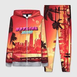Женский 3D-костюм HOTLINE MIAMI, цвет: 3D-меланж