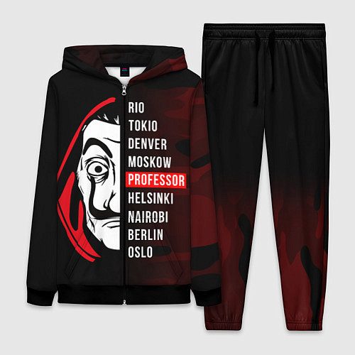 Женский костюм La Casa de Papel Z / 3D-Черный – фото 1