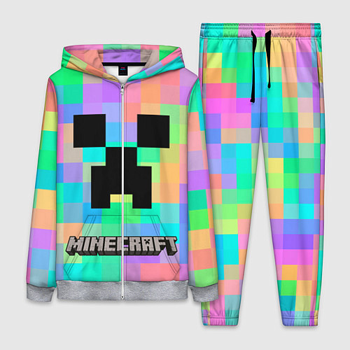 Женский костюм Minecraft / 3D-Меланж – фото 1