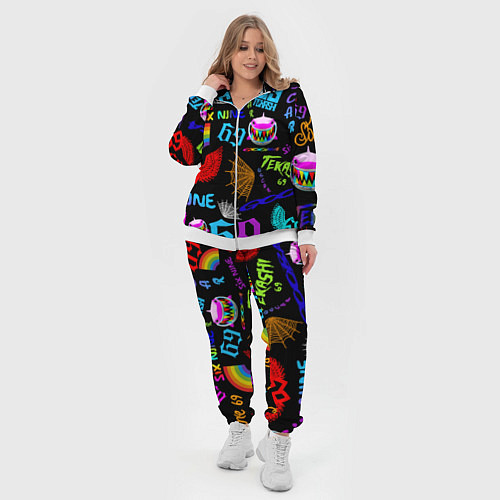 Женский костюм 6IX9INE / 3D-Белый – фото 4