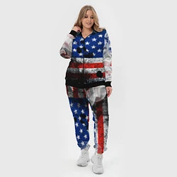 Женский 3D-костюм США, цвет: 3D-черный — фото 2