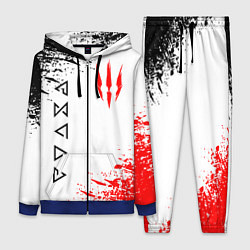 Женский 3D-костюм THE WITCHER, цвет: 3D-синий