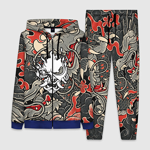 Женский костюм CYBERPUNK2077 SAMURAI / 3D-Синий – фото 1