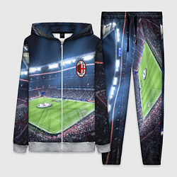 Женский 3D-костюм FC MILAN, цвет: 3D-меланж