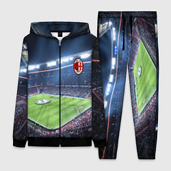 Женский 3D-костюм FC MILAN, цвет: 3D-черный