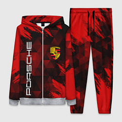 Женский 3D-костюм PORSCHE, цвет: 3D-меланж