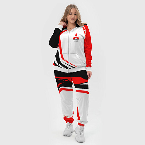 Женский костюм Mitsubishi EVO Uniform / 3D-Белый – фото 4