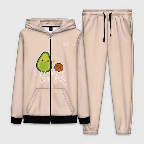 Женский костюм Face Off - Ill miss you bro / 3D-Черный – фото 1