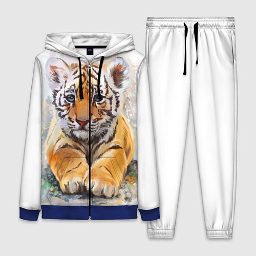 Женский костюм Tiger Art / 3D-Синий – фото 1