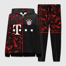 Женский 3D-костюм FC Bayern Munchen Форма, цвет: 3D-черный