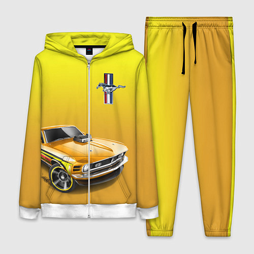 Женский костюм Ford mustang - motorsport / 3D-Белый – фото 1