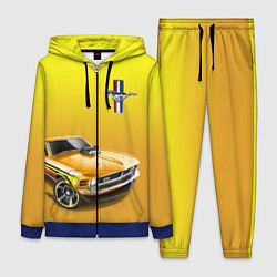 Женский 3D-костюм Ford mustang - motorsport, цвет: 3D-синий