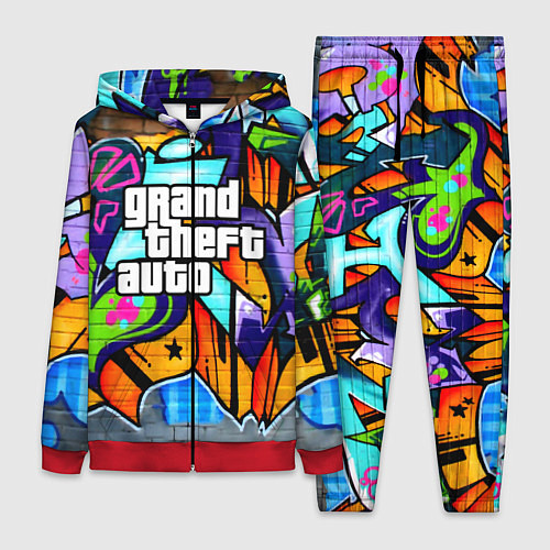 Женский костюм GTA / 3D-Красный – фото 1