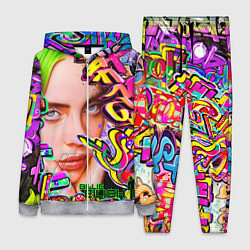 Женский 3D-костюм Billie Eilish, цвет: 3D-меланж