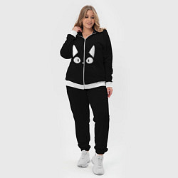 Женский 3D-костюм Кошачья мордочка, цвет: 3D-белый — фото 2