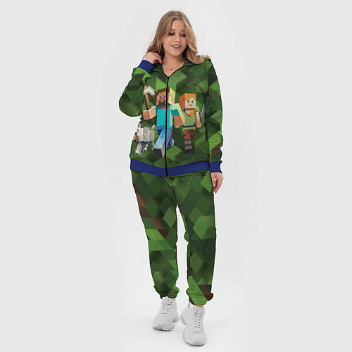 Женский костюм Minecraft / 3D-Синий – фото 4