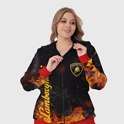 Женский 3D-костюм LAMBORGHINI, цвет: 3D-красный — фото 2