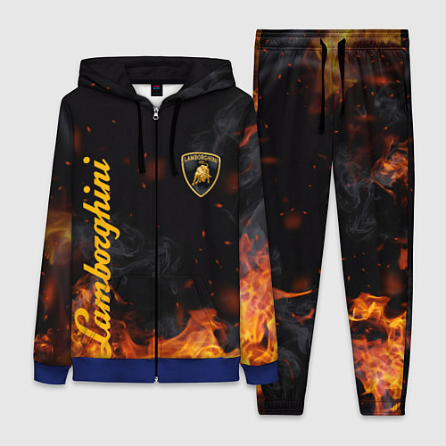 Женский костюм LAMBORGHINI / 3D-Синий – фото 1