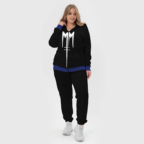 Женский костюм Marilyn Manson / 3D-Синий – фото 4