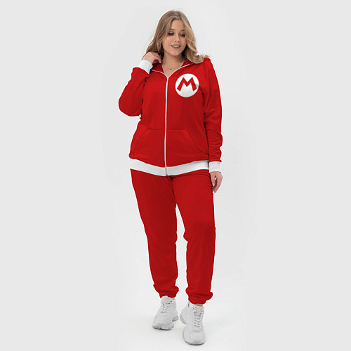 Женский костюм МАРИО / 3D-Белый – фото 4