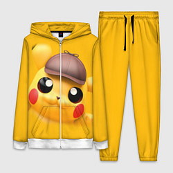 Женский 3D-костюм Pikachu Pika Pika, цвет: 3D-белый