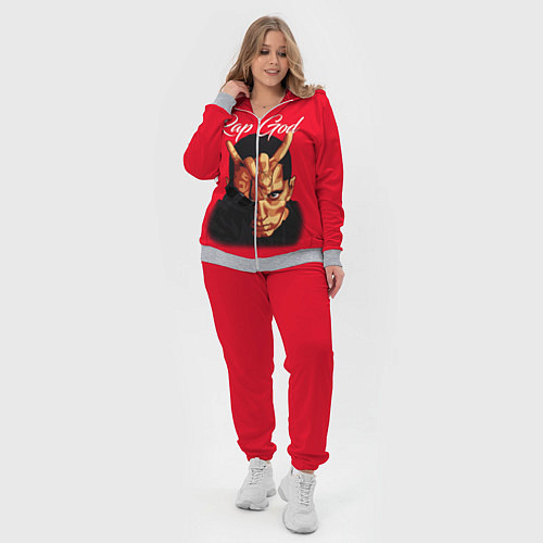 Женский костюм EMINEM RAP GOD / 3D-Меланж – фото 4