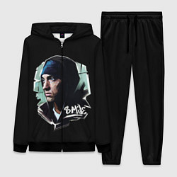 Женский 3D-костюм EMINEM 8 MILE, цвет: 3D-черный