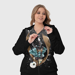 Женский 3D-костюм UNDERTALE, цвет: 3D-черный — фото 2