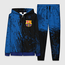 Женский 3D-костюм FC Barcelona ФК Барселона, цвет: 3D-синий