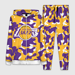 Женский 3D-костюм LA LAKERS ЛЕЙКЕРС, цвет: 3D-белый