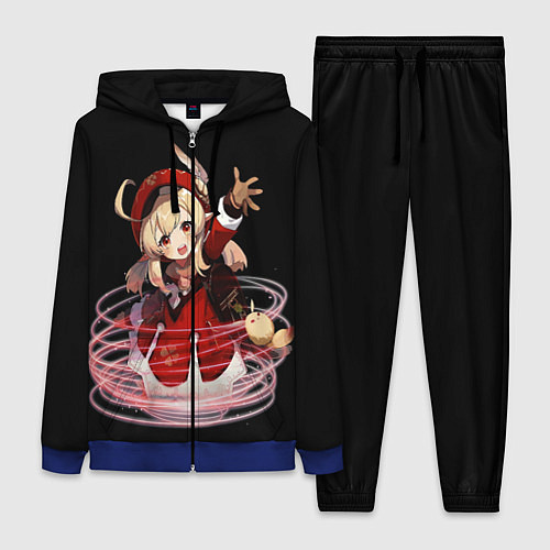 Женский костюм Genshin Impact Klee / 3D-Синий – фото 1