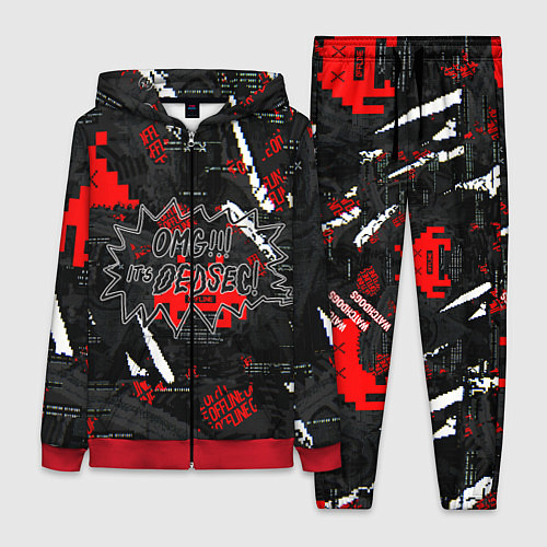 Женский костюм Watch Dogs: Legion / 3D-Красный – фото 1