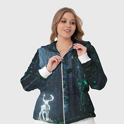 Женский 3D-костюм Олень, цвет: 3D-белый — фото 2