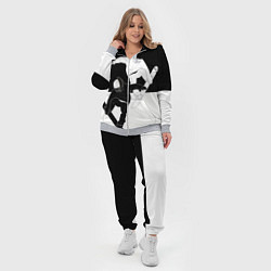 Женский 3D-костюм Сноубордисты, цвет: 3D-меланж — фото 2