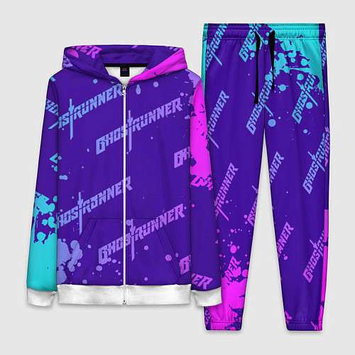 Женский костюм Ghostrunner узор / 3D-Белый – фото 1