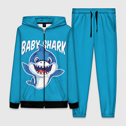 Женский 3D-костюм Baby Shark, цвет: 3D-черный