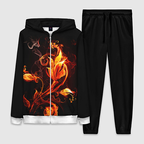 Женский костюм Огненный цветок / 3D-Белый – фото 1