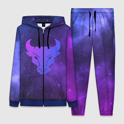 Женский костюм Бык / 3D-Синий – фото 1