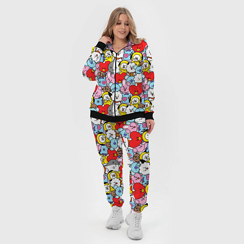 Женский костюм BT21 BTS / 3D-Черный – фото 4