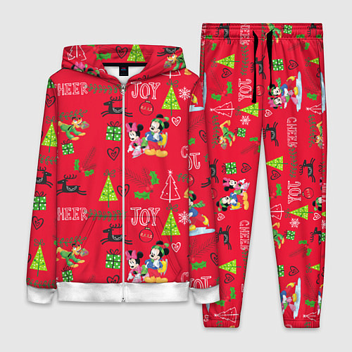 Женский костюм Mickey & Minnie pattern / 3D-Белый – фото 1