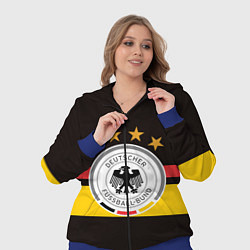 Женский 3D-костюм СБОРНАЯ ГЕРМАНИИ, цвет: 3D-синий — фото 2