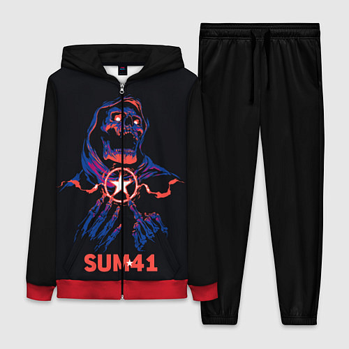 Женский костюм Sum 41 череп / 3D-Красный – фото 1