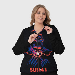 Женский 3D-костюм Sum 41 череп, цвет: 3D-черный — фото 2